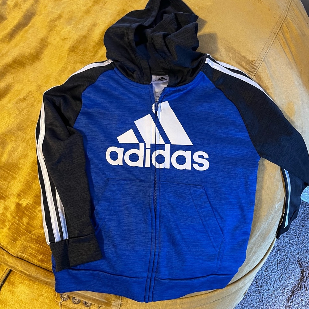 Adidas kids zip up jacket